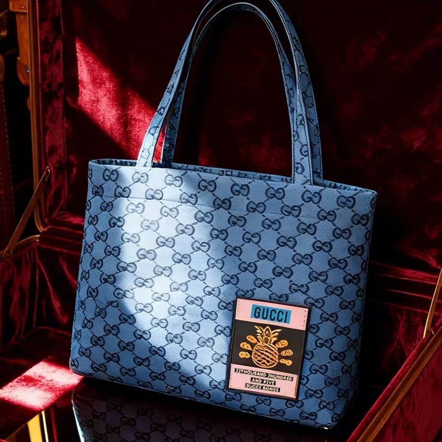 Tote Bag Beach - GUCCI tas Dames Canvas Tote Bag
