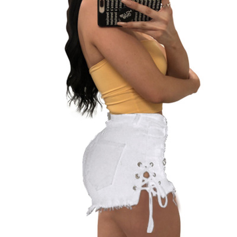 Y2k damesshorts laag uitgesned - Shorts Denim Frayed recensie en prijs