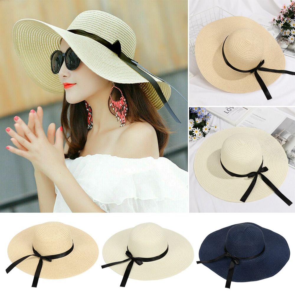 Dames Floppy Strohoed met Grot - Hat Floppy Wide recensie en prijs