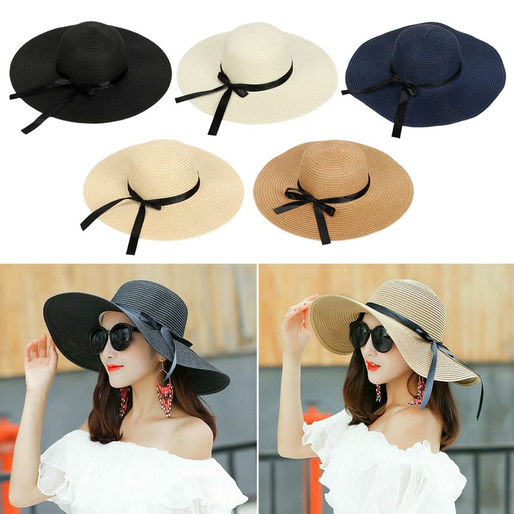 Dames Floppy Strohoed met Grot - Hat Floppy Wide recensie en prijs
