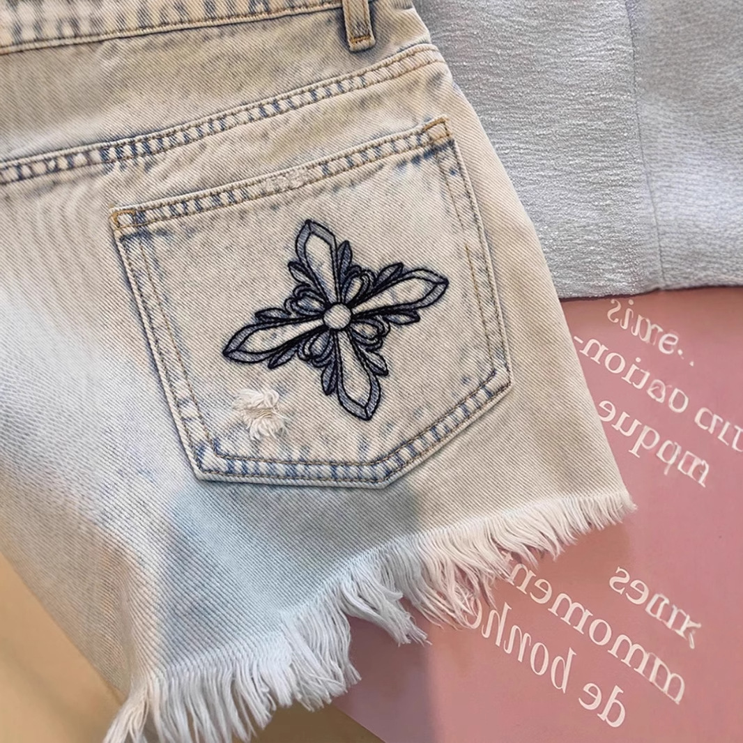 2026 Zomer Vintage Gewassen Bo - Shorts Denim Frayed recensie en prijs